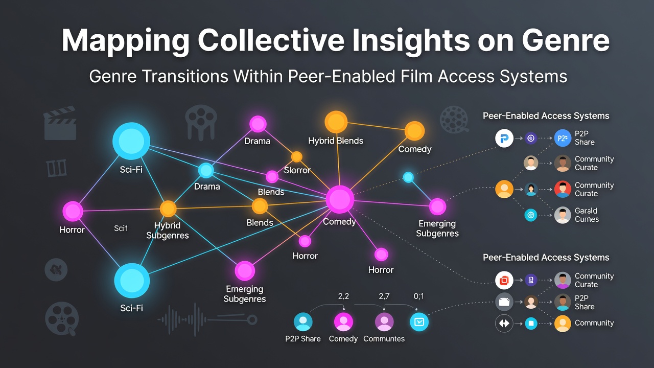 Visualization of genre transition patterns across decentralized film sharing networks in 2026