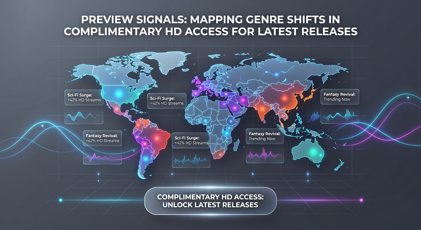 Chart displaying genre distribution changes in free HD streaming catalogs from January through May 2026