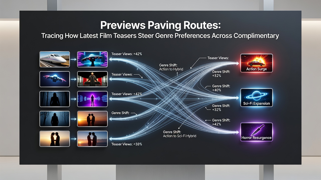 Data visualization of genre preference changes on free HD platforms after teaser campaigns in 2026