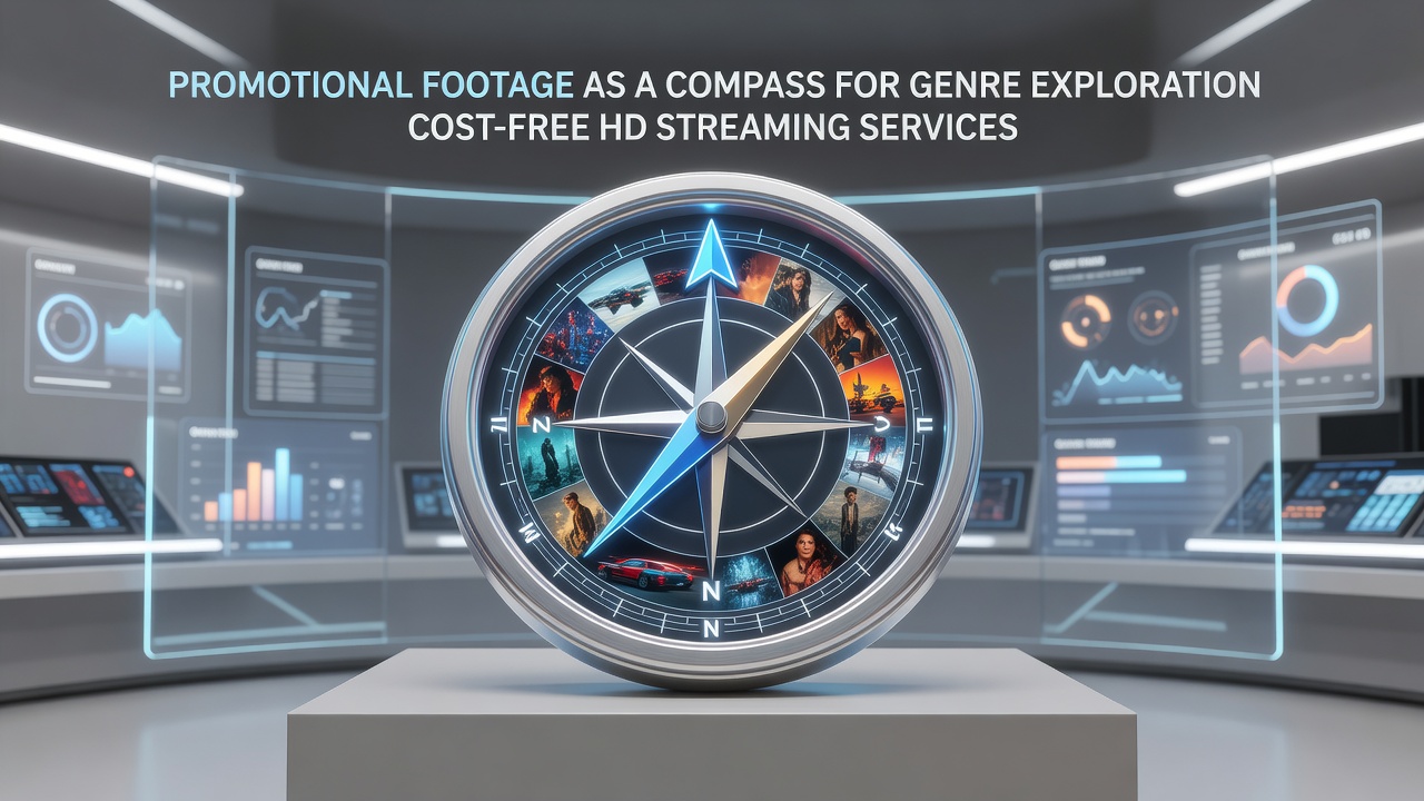 User interface showing genre filters activated after viewing multiple promotional clips on a streaming dashboard