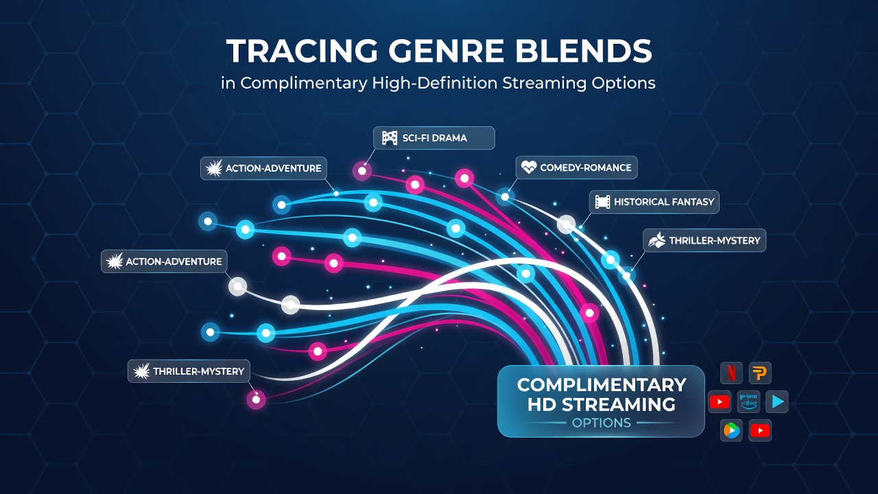 Screenshot-style view of a streaming platform interface displaying mixed genre recommendations and category filters
